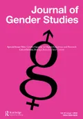 Journal of Gender Studies. January 2022. Volume 31, Issue 2. Обложка