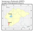 Заповедник «Рдейский» (ООПТ) на карте Новгородской области