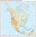 Река Колумбия и её бассейн на карте Северной Америки
