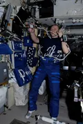 Медицинское обследование космонавта на борту МКС