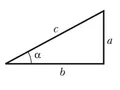 Тригонометрические функции. Прямоугольный треугольник
