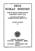 Dio's Roman History. LIV. 31