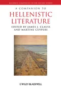 A companion to Hellenistic literature