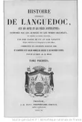 Histoire générale de Languedoc