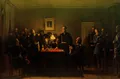 Антон фон Вернер. Переговоры о капитуляции под Седаном. 1–2 сентября 1870, полночь. Диорама. 1885
