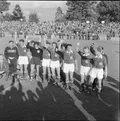 Сборная Австрии на матче за 3-е место во время Чемпионата мира по футболу. Стадион «Хардтурм», Цюрих (Швейцария). 1954