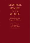 Mammal species of the world