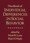 Handbook of individual differences in social behavior