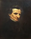 Гюстав Курбе. Портрет Гектора Берлиоза. 1850