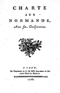 Charte aux Normands