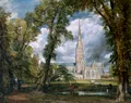 Джон Констебл. Собор в Солсбери из сада епископа. 1823