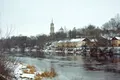 Река Тверца. Вид на церковь Ильи Пророка в г. Торжок (Тверская область)