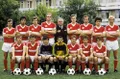 Главный тренер клуба «Спартак» (Москва) Константин Бесков (в центре) с командой. 1985