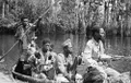 Ангольские партизаны переправляются через реку. Лето 1970