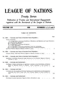 Recueil des traités et des engagements internationaux enregistrés par le Secrétariat de la Societé des Nations