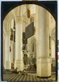 Герард Хаукгест. Хор Новой церкви в Делфте с гробницей Вильгельма Молчаливого. 1650