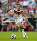 Защитник сборной Германии Филипп Лам во время товарищеского матча по футболу со сборной Армении. Майнц (Германия). 2014