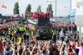 Возвращение сборной Уэльса с чемпионата Европы по футболу. Кардифф. 2016