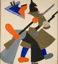 Владимир Лебедев. Красная армия и флот, защищающие пределы России. 1920