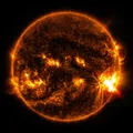 Солнечная вспышка 27 октября 2014