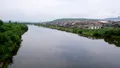 Река Амур (Хэйлунцзян) на границе России (Амурская область) и Китая.
