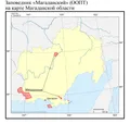 Заповедник «Магаданский» (ООПТ) на карте Магаданской области