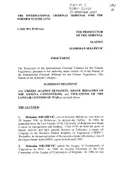 The International Criminal Tribunal for the Former Yugoslavia