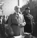 Филипп Петен в суде. 30 июля 1945