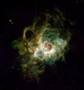 Область активного звездообразования NGC 604 в Галактике Треугольника