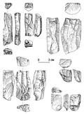 Каменные артефакты раннего верхнего палеолита стоянки Толбор 4