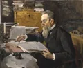 Валентин Серов. Портрет Н. А. Римского-Корсакова. 1898.