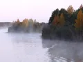 Река Шексна осенью (Вологодская область)