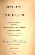The Statutes of the Realm