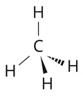 Структурная формула метана
