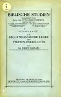 Die eschatologische Lehre des vierten Esrabuches
