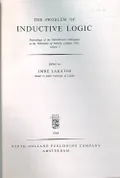 The problem of inductive logic