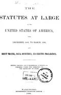 The Statutes at Large of the United States of America from December, 1887, to March, 1889