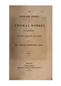 The English works of Thomas Hobbes of Malmesbury