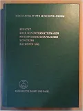 Bericht über den Internationalen Musikwissenschaftlichen Kongress, Bayreuth 1981