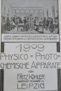 Каталог Physico=Photo=Chemische Apparate von Fritz Köhler. Leipzig, 1909. Титульный лист