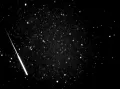 Изображение метеора метеорного потока Персеиды, полученное 14 августа 2006