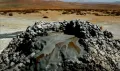 Извержение грязевого вулкана. Апшеронский полуостров (Азербайджан)