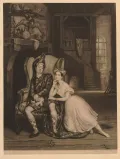 Т. У. Хаффам. Мария Тальони в партии Сильфиды в балете «Сильфида». Гравюра по работе Франсуа Габриэля Леполя. Ок. 1830–1840-х гг.