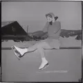 Американская фигуристка Кэрол Хейсс на VIII Олимпийских зимних играх. 1960