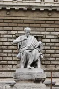 Эмилио Галлори. Статуя Геренния Модестина перед Дворцом правосудия, Рим (Италия)