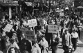 Демонстрации против утверждения Шарля де Голля председателем кабинета министров. 1 июня 1958