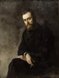 Николай Ярошенко. Портрет Глеба Успенского. 1884