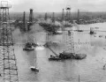 Нефтяные вышки в заливе Маракайбо, Венесуэла. 1931