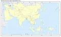 Южная Осетия на карте зарубежной Азии
