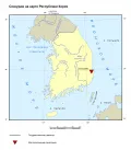 Соккурам на карте Республики Корея